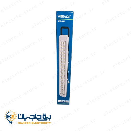 جعبه و بسته بندی چراغ اضطراری ویداسی مدل WD-883